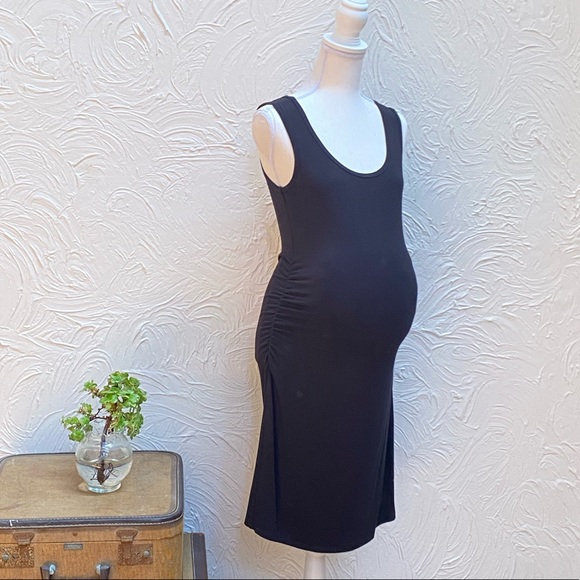 SOLD 💝 ROSIE POPE Little Black Maternity Dress Medium - Picture 6 of 6